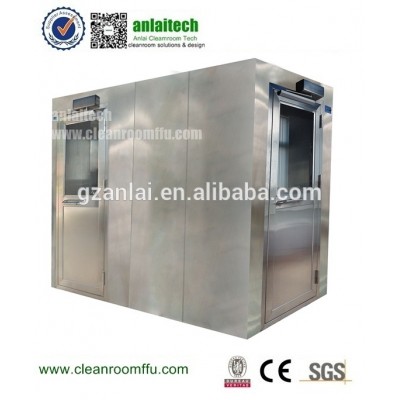 Automatic stainless steel material air shower cleaning room used in Pharmaceutical ,Electronics Industry,mede in Guangdong