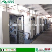 Air shower tunnel Industrial electrical interlock air shower for clean room